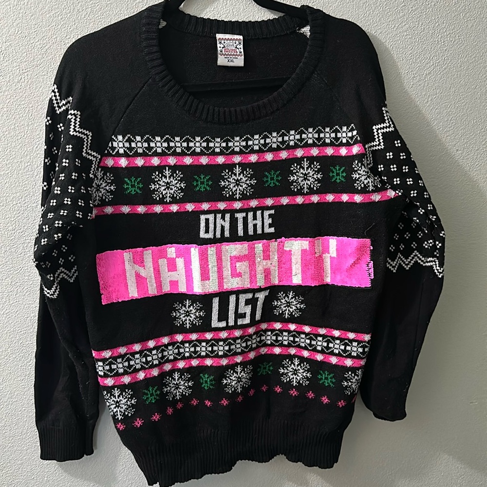 Naughty or Nice Christmas Sweater
